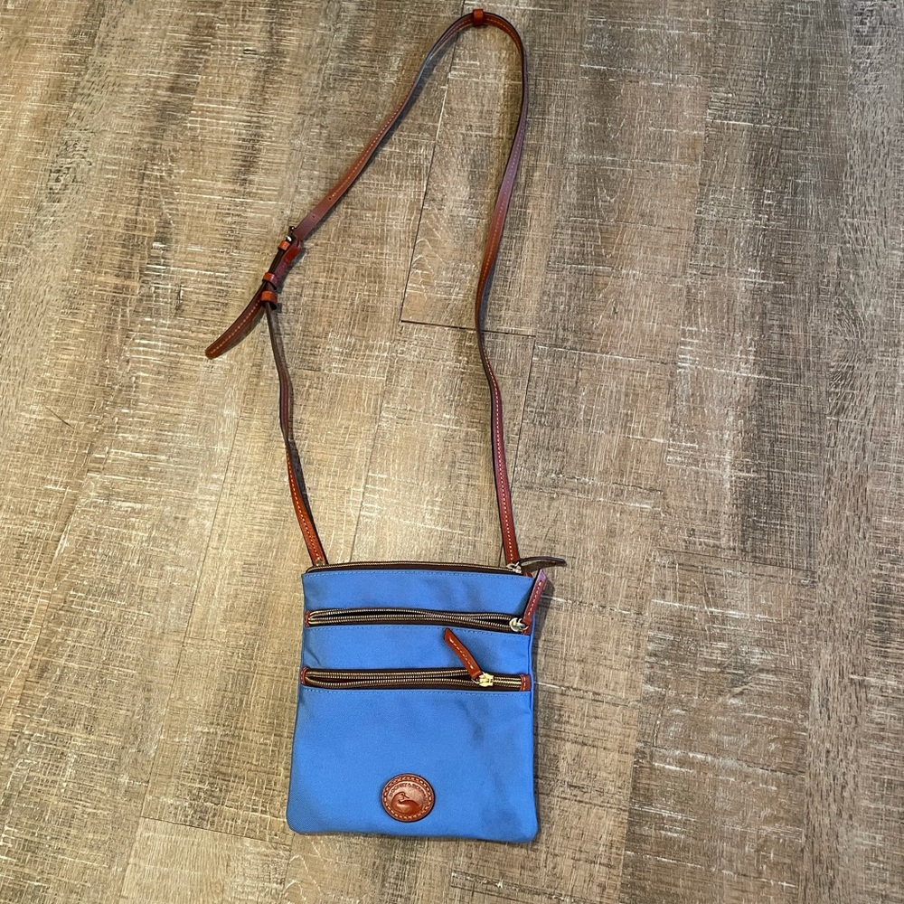 Dooney and Bourke nylon triple zip